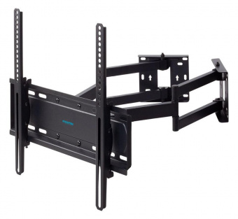 Кронштейн для телевизора Kromax GALACTIC-44 черный 32"-70" макс.45кг настенный поворотно-выдвижной и наклонный от магазина РЭССИ