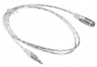 Кабель-удлинитель аудио Buro Jack 3.5 (m)/Jack 3.5 (f) 1м. прозрачный (CAB025-1M) от магазина РЭССИ