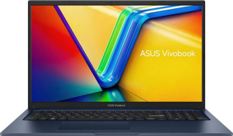 Ноутбук Asus Vivobook 17 X1704ZA-AU343 Core i5 1235U 16Gb SSD512Gb Intel Iris Xe graphics 17.3" IPS FHD (1920x1080) noOS blue WiFi BT Cam (90NB10F2-M00DF0) от магазина РЭССИ