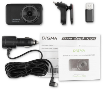 Видеорегистратор Digma FreeDrive 580 черный 4Mpix 1296x2304 1296p 140гр. GP2178 от магазина РЭССИ