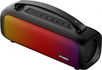 Колонка порт. Hyundai H-PS1020 черный 16W 2.0 BT 10м 1500mAh от магазина РЭССИ