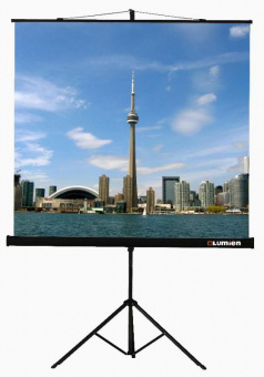 Экран на треноге Lumien 160x160см Eco View LEV-100105 1:1 напольный рулонный от магазина РЭССИ