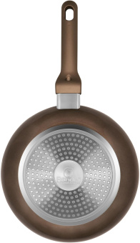 Сковорода Rondell Impressia RDA-1152 круглая 20см покрытие: Xylan Plus ручка несъемная (без крышки) коричневый от магазина РЭССИ