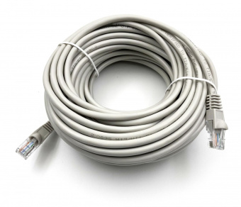 Патч-корд Buro UTP 4 пары cat5E CCA molded 20м серый RJ-45 (m)-RJ-45 (m) от магазина РЭССИ