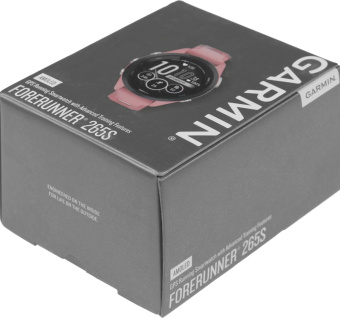 Смарт-часы Garmin Forerunner 265S 27.5мм 1.1" AMOLED корп.черный/розовый силикон рем.розовый (010-02810-15) от магазина РЭССИ