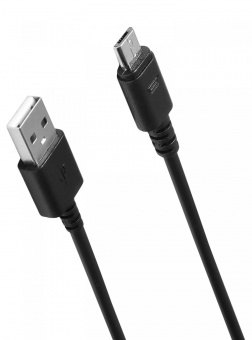 Кабель SunWind USB (m)-micro USB (m) 1м черный от магазина РЭССИ