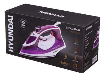 Утюг Hyundai H-SI01564 2600Вт фиолетовый/белый от магазина РЭССИ