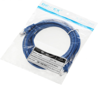 Патч-корд cat.5E molded 3м синий RJ-45 (m)-RJ-45 (m) от магазина РЭССИ