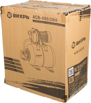 Насосная станция напорный Вихрь АСВ-600/20Н 600Вт 3300л/час (68/1/14) от магазина РЭССИ