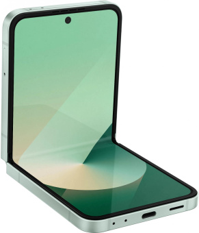 Смартфон Samsung SM-F741B Galaxy Z Flip 6 5G 512Gb 12Gb мятный раскладной 3G 4G 1Sim 6.7" 1080x2640 Android 14 50Mpix 802.11 a/b/g/n/ac/ax NFC GPS GSM900/1800 GSM1900 TouchSc Protect от магазина РЭССИ