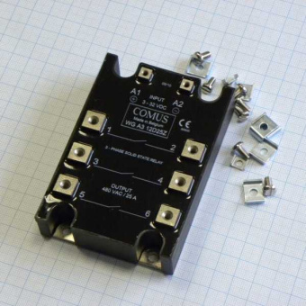 Твердотельное реле WGA3-12D25Z/3-32vdc/25a 480vac от магазина РЭССИ