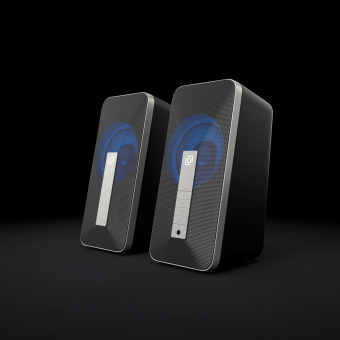 Колонки Оклик OK-130 2.0 черный 20Вт BT портативные от магазина РЭССИ