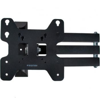 Кронштейн для телевизора Kromax OPTIMA-408 черный 22"-65" макс.30кг настенный поворотно-выдвижной и наклонный от магазина РЭССИ