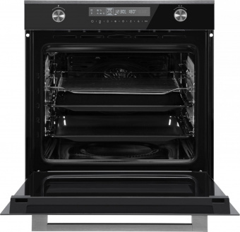 Духовой шкаф Электрический Weissgauff EOM 751 PDBSX черный/нержавеющая сталь от магазина РЭССИ