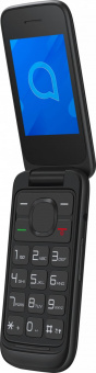 Мобильный телефон Alcatel 2057D OneTouch черный раскладной 2Sim 2.4" 240x320 Nucleus 0.3Mpix GSM900/1800 GSM1900 MP3 FM microSD max32Gb от магазина РЭССИ
