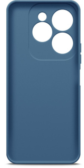 Чехол (клип-кейс) BoraSCO для Infinix Hot 40i/Smart 8/8 Plus/8 Pro Silicone Case 72661 синий от магазина РЭССИ
