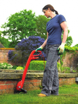 Триммер электрический Black+Decker GL250-QS 250Вт неразбор.штан. реж.эл.:леска от магазина РЭССИ