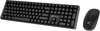 Клавиатура + мышь Оклик S315W клав:черный мышь:черный USB беспроводная Multimedia (1978741) от магазина РЭССИ