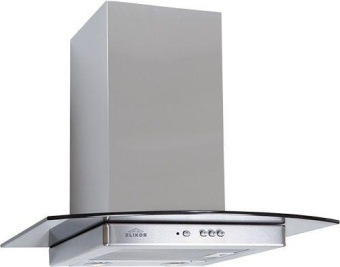 Вытяжка каминная Elikor Кристалл 50Н-430-К3Д нержавеющая сталь/тонированное стекло управление: кнопочное (1 мотор) от магазина РЭССИ