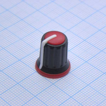 Ручка KA483-7 черн.-красный. d=6 от магазина РЭССИ