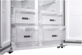 Холодильник Weissgauff WSBS 600 WG NoFrost Inverter 2-хкамерн. белый (двухкамерный) от магазина РЭССИ