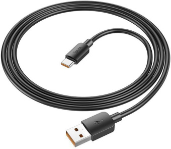 Кабель Hoco X96 Hyper X96 HYPER 100W TYPE-C USB (m)-USB Type-C (m) 1м черный коробка от магазина РЭССИ