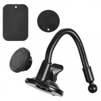 Держатель Buro T9R магнитный черный для для смартфонов и навигаторов от магазина РЭССИ