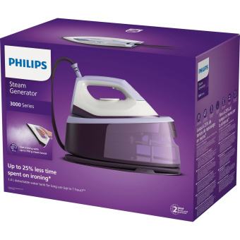 Парогенератор Philips PSG3000/30 2400Вт белый/фиолетовый от магазина РЭССИ