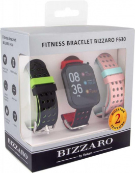 Смарт-часы Rekam Bizzaro F630 1.3" OLED корп.черный/серебристый рем.черный разм.брасл.:L (2202000010) от магазина РЭССИ