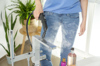 Пароочиститель напольный Karcher EasyFix SC 3 Deluxe 1900Вт белый от магазина РЭССИ