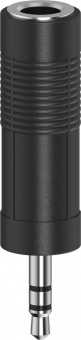Адаптер аудио Hama H-205196 Jack 3.5 (m)/Jack 6.3 (f) черный (00205196) от магазина РЭССИ