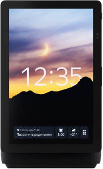 Умная колонка Yandex Станция Дуо Макс Zigbee Алиса черный 60W 1.0 BT/Wi-Fi 10м (YNDX-00055BLK) от магазина РЭССИ