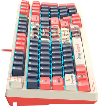 Клавиатура A4Tech Bloody AT98 Proxy Boom механическая бежевый/красный USB for gamer LED (AT98) от магазина РЭССИ