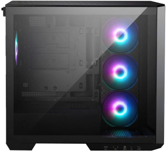 Корпус MSI MAG PANO M100R PZ черный без БП mATX 3x120mm 4x140mm 1xUSB3.1 audio CardReader AirDuct bott PSU от магазина РЭССИ