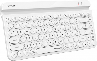 Клавиатура A4Tech Fstyler FBK30 белый USB беспроводная BT/Radio slim Multimedia (FBK30 WHITE) от магазина РЭССИ