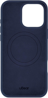 Чехол (клип-кейс) uBear для Apple iPhone 16 Pro Max Touch with MagSafe темно-синий (CS421DB69PTH-I24M) от магазина РЭССИ