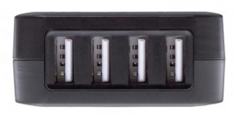 Сетевое зар./устр. Buro TJ-286B Smart 25W 5A 4xUSB универсальное черный (TJ-286B) от магазина РЭССИ