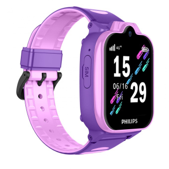 Смарт-часы Philips Kids W6610 1.69" IPS корп.розовый рем.розовый (CTW6610PK/00) от магазина РЭССИ