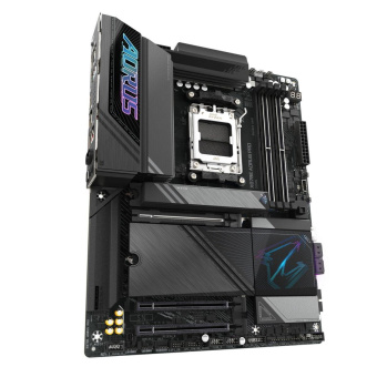 Материнская плата Gigabyte X870E AORUS PRO SocketAM5 AMD X870 4xDDR5 ATX AC`97 8ch(7.1) 2.5Gg RAID+HDMI от магазина РЭССИ