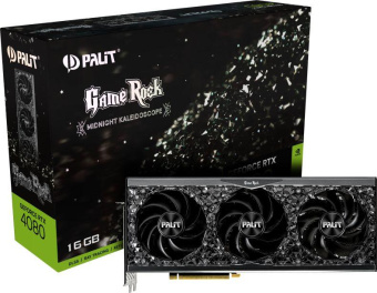 Видеокарта Palit PCI-E 4.0 PA-RTX4080 GAMEROCK NVIDIA GeForce RTX 4080 16384Mb 256 GDDR6X 2205/22400 HDMIx1 DPx3 HDCP Ret от магазина РЭССИ