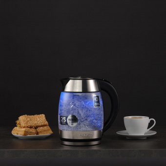 Чайник электрический Scarlett SC-EK27G94 1.7л. 2200Вт нержавеющая сталь (корпус: стекло) от магазина РЭССИ