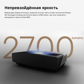 Телевизор Laser Hisense 120" Laser TV 120L5G черный 4K Ultra HD 60Hz DVB-T DVB-T2 DVB-C DVB-S DVB-S2 USB WiFi Smart TV от магазина РЭССИ