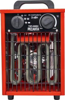 Тепловая пушка электрическая Ресанта ТЭП-3000Н 3000Вт красный от магазина РЭССИ