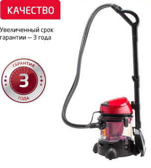 Пылесос ARNICA VIRA моющий с аквафильтром красный ET12200 от магазина РЭССИ