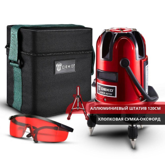 Лазерный уровень Deko LL57 SET 2 от магазина РЭССИ