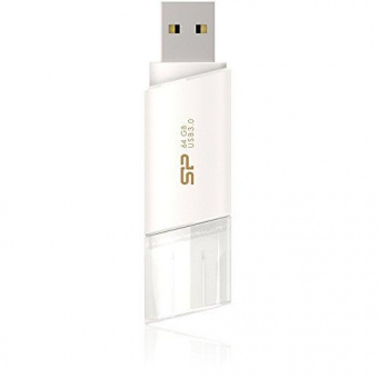 Флеш Диск Silicon Power 64Gb Blaze B06 SP064GBUF3B06V1W USB3.0 белый от магазина РЭССИ