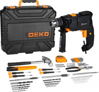 Дрель ударная Deko DKID600W 600Вт ключевой реверс (кейс в комплекте) (063-4158) от магазина РЭССИ