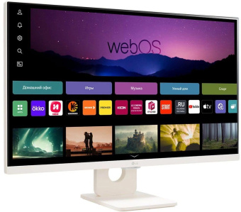 Монитор LG 31.5" 27SR50F-W белый IPS LED 16:9 HDMI M/M матовая 250cd 178гр/178гр 1920x1080 60Hz FHD USB 5.6кг от магазина РЭССИ