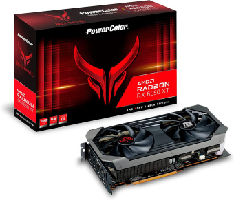 Видеокарта PowerColor PCI-E 4.0 AXRX 6650XT 8GBD6-3DHE/OC AMD Radeon RX 6650XT 8192Mb 128 GDDR6 2523/17500 HDMIx1 DPx3 HDCP Ret от магазина РЭССИ