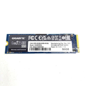 Накопитель SSD Gigabyte PCIe 3.0 x4 500GB G325E500G 2500E M.2 2280 от магазина РЭССИ